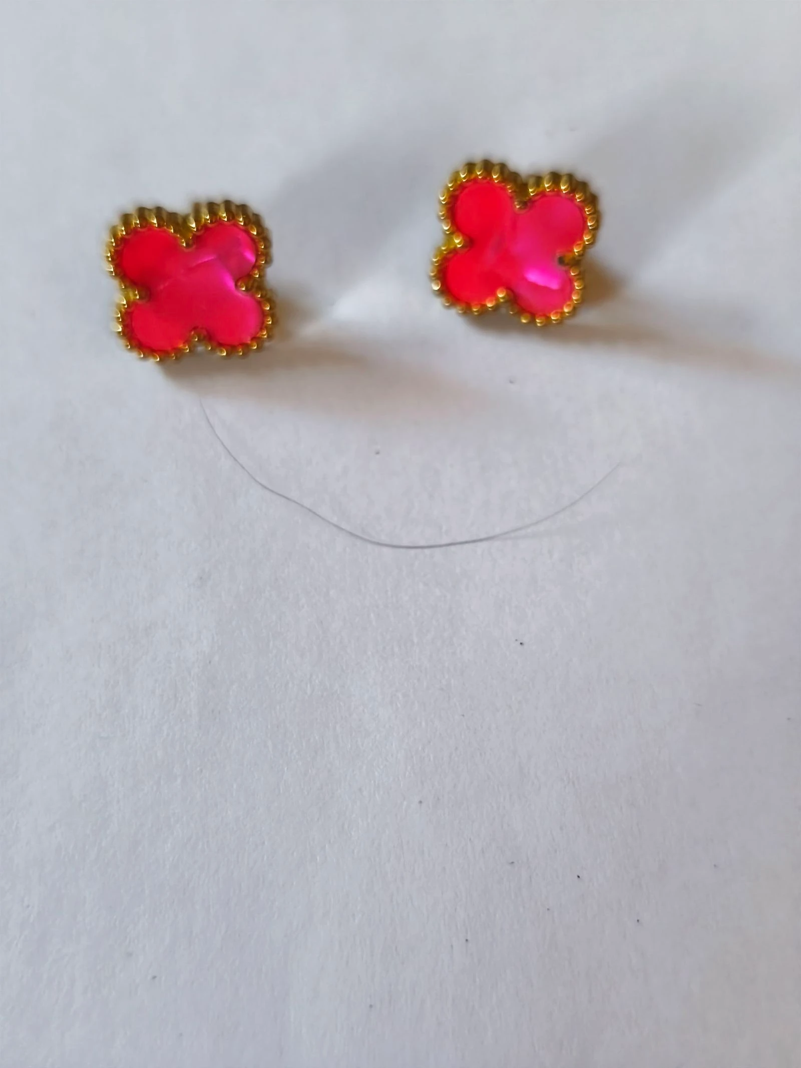 Conjunto de trevo colar, pulseira e brincos – photo 7